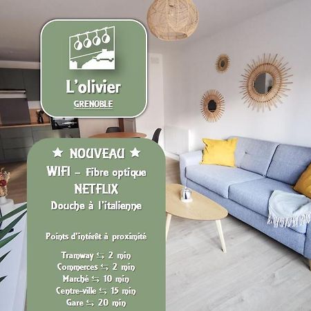 L'Olivier - Appartement Moderne Et Chaleureux - Tram Et Parc Grenoble Eksteriør bilde