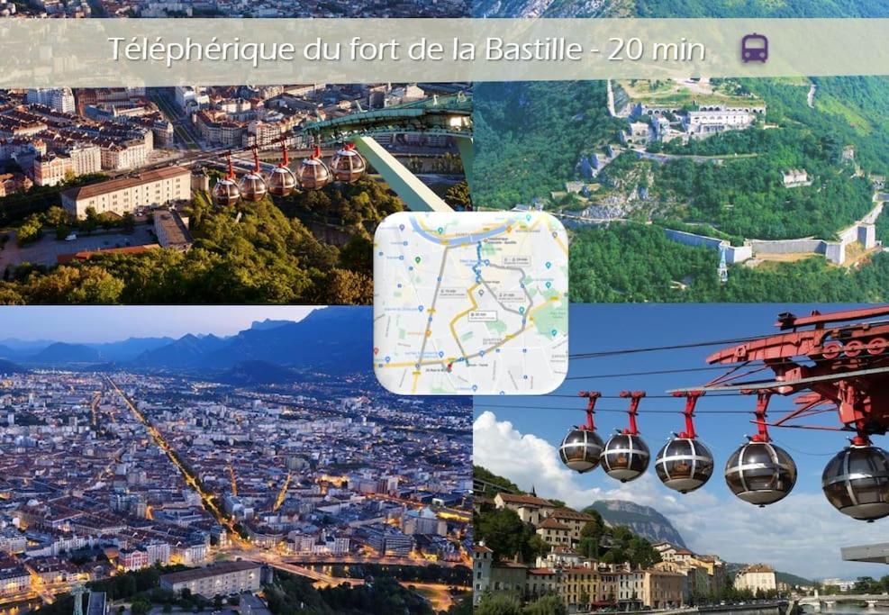 L'Olivier - Appartement Moderne Et Chaleureux - Tram Et Parc Grenoble Eksteriør bilde